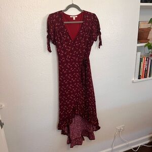 Boho ruffle dress